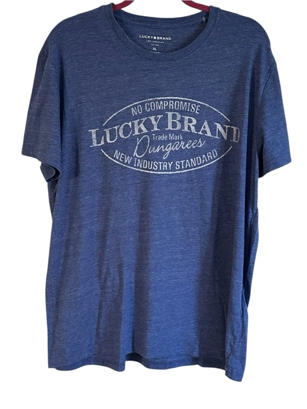 Lucky Brand Heather Graphic Short Sleeve Tee xl